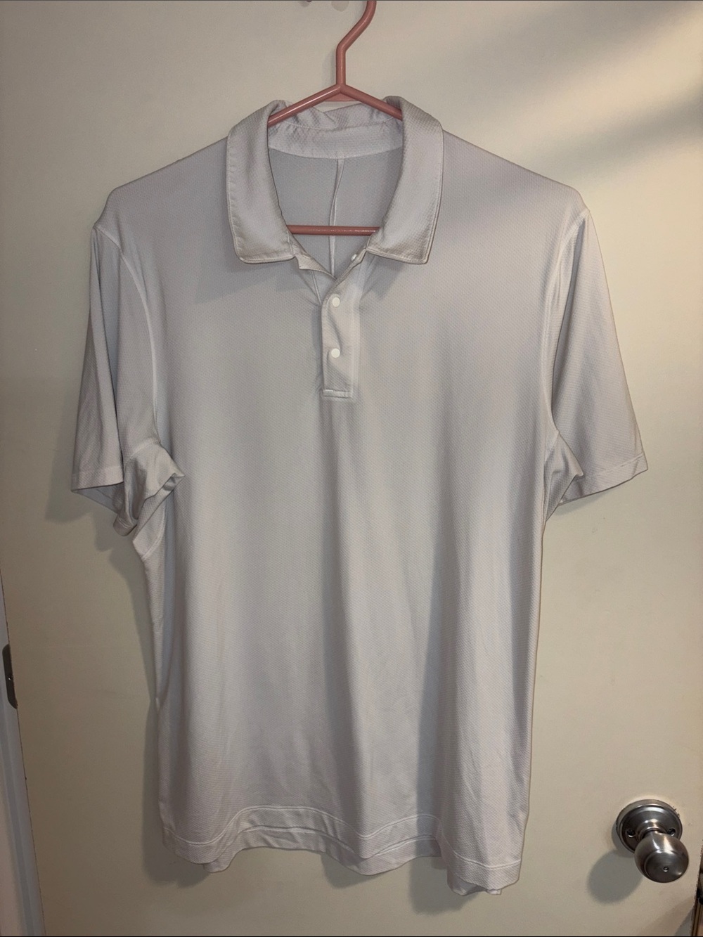 lululemon athletica White Men's Polo Shirt